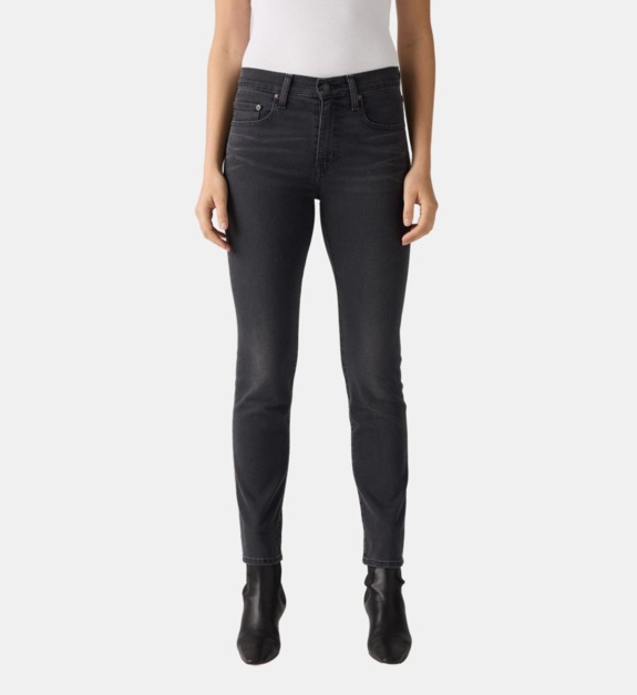 levi's - Jean 724 High Rise droit en coton - Noir