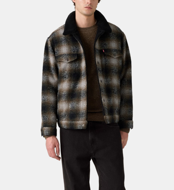 Veste droite à motif