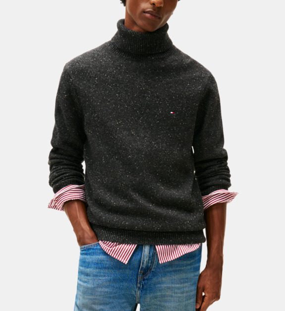 Pull Donegal en laine droit