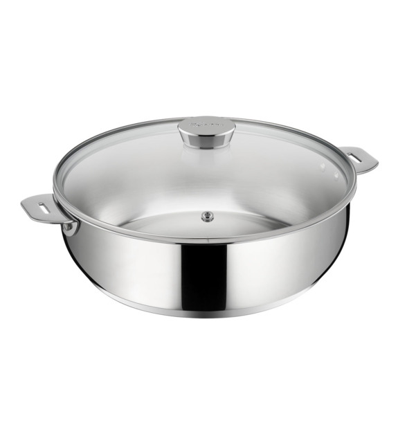 LAGOSTINA Sauteuse 24 cm inox + couvercle Salvaspazio+ - vue 2