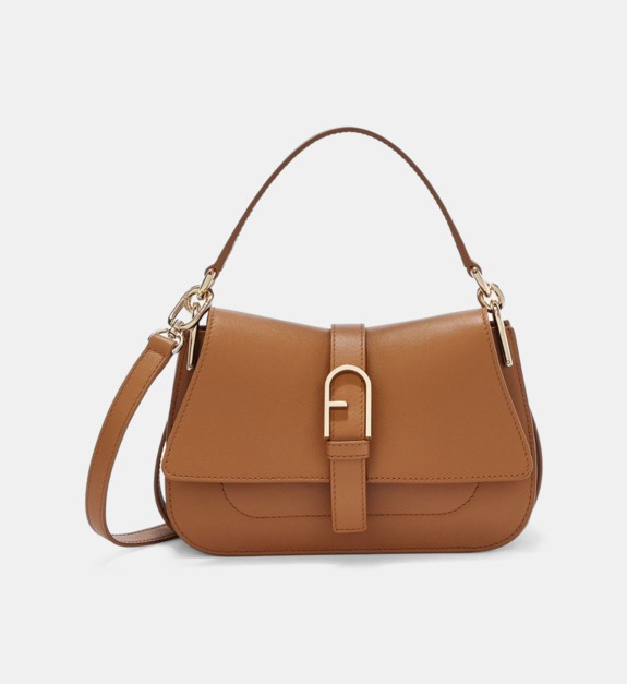 furla - Mini sac à main Flow en cuir - Beige