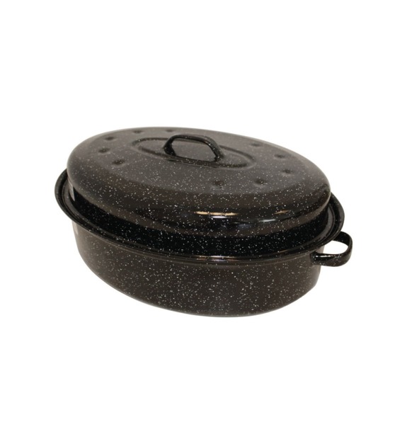 Marmite Roasty Cook ovale acier émaillé 42 cm