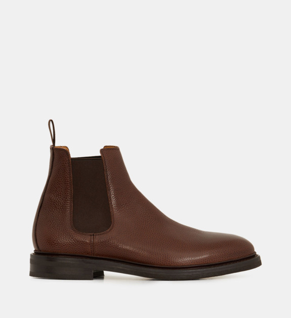 comptoir gl - Bottines Chelsea Châtelet en cuir Goodyear - Marron