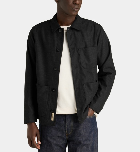 woolrich - Surchemise en laine poches - Gris