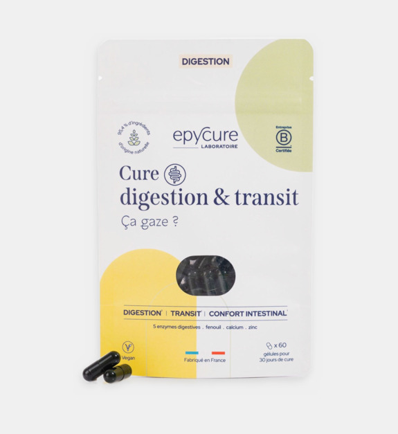 epycure - La Cure confort digestif soutient la digestion enzymatique pour une digestion accélérée et facilitée, sans inconforts. - Cure Confort digestif -