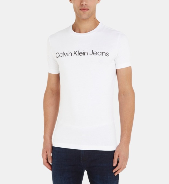 T-shirt slim signature coton