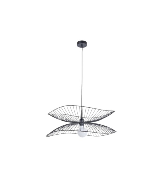 Suspension LIBELLULE noir H20 x Ø56 cm