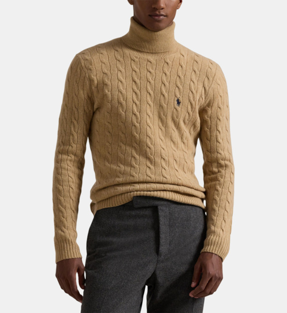 Pull droit laine et cachemire homme