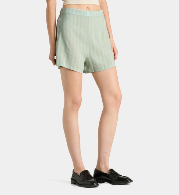 calvin klein - Short fluide Judd fines rayures - Vert