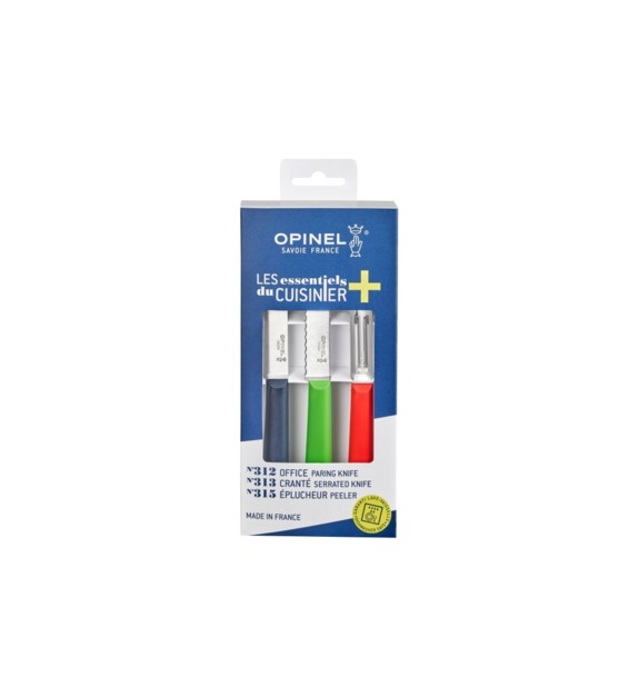 opinel - Coffret 3 couteaux Essentiels+ Trio - Multicolore