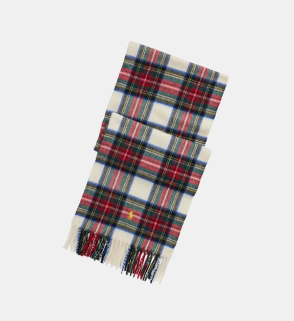 polo ralph lauren - Echarpe cachemire homme motif tartan - Multicolore
