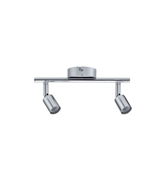 Spot réglette 2 lumières Carolina chrome