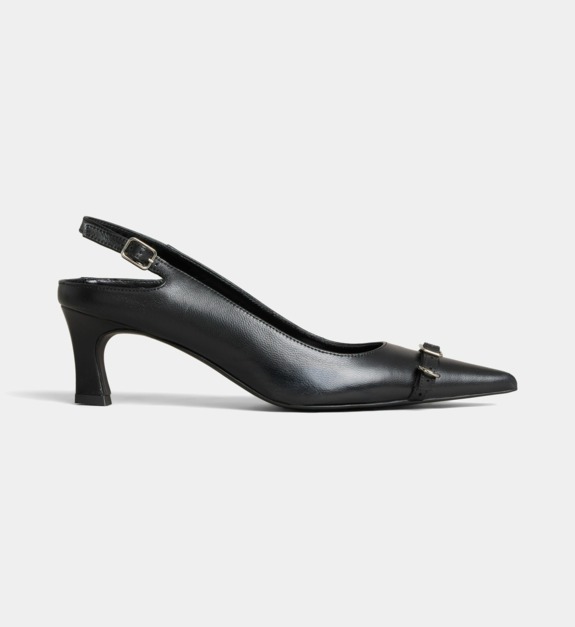 justine clenquet - Escarpins slingback Patti - Noir