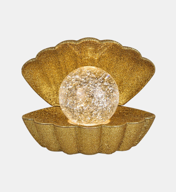 Coki - Lampe décorative doré disco à piles