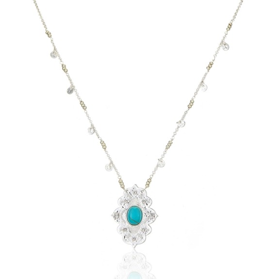 hipanema - Collier long Bayou - Gris