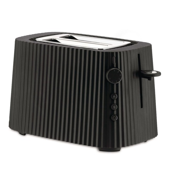 alessi - Grille pain Plissé en résine noire - Noir