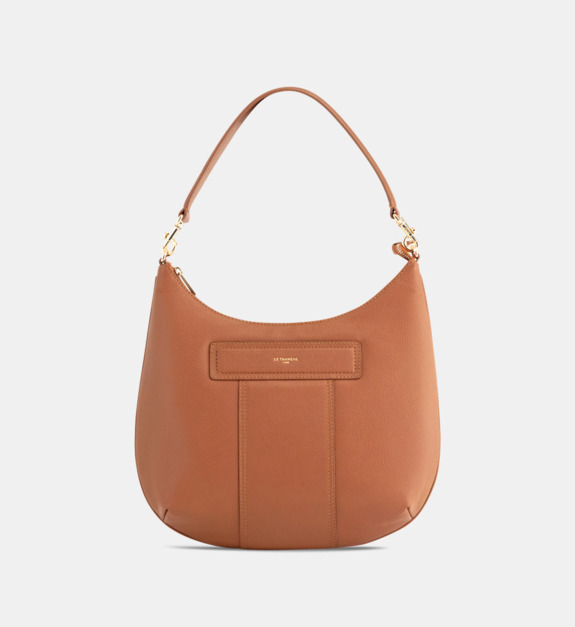 le tanneur - Sac hobo Judith en cuir grainé - Beige