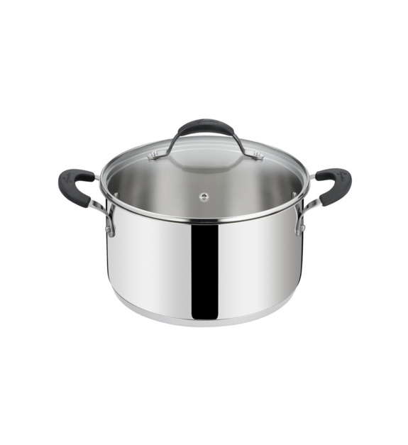 Faitout+Ø24+cm+Tempra®+inox+avec+couvercle