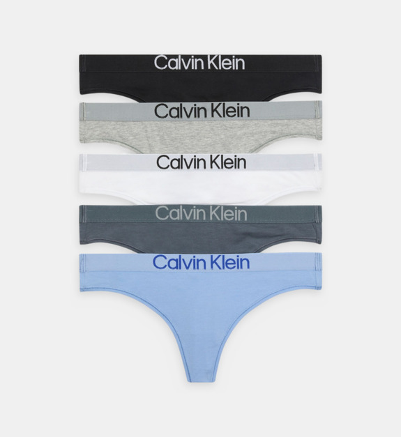 Lot de 5 strings en coton avec logo