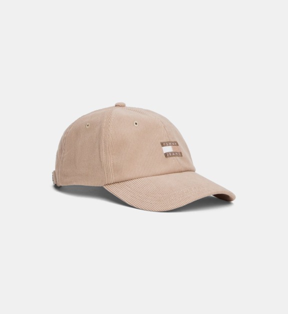 Casquette velours griffée