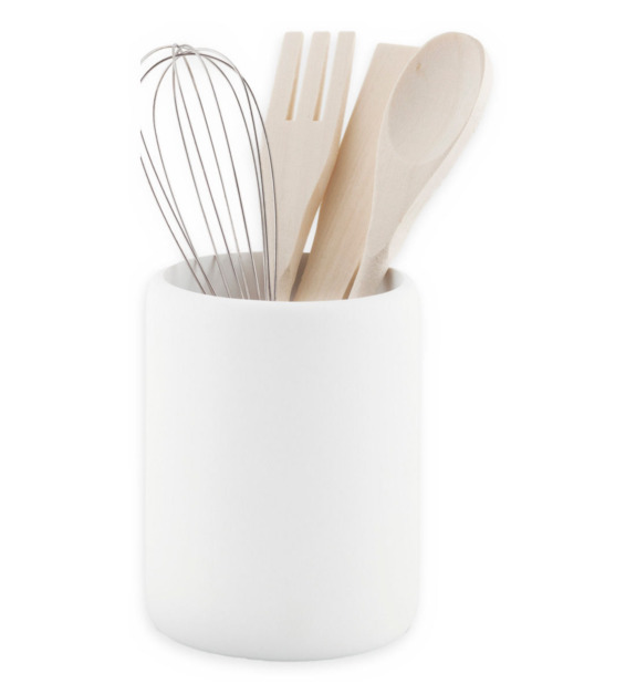 andrea house - Porte-ustensiles de cuisine blanc nordique - Blanc