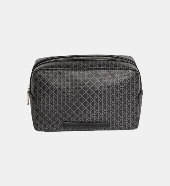 Trousse de toilette à motif monogramme