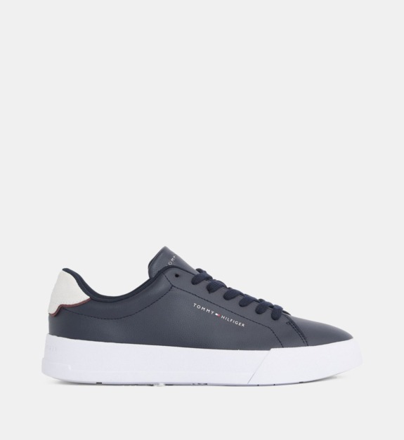 tommy hilfiger - Baskets basses compensées Court Essentiel - Bleu