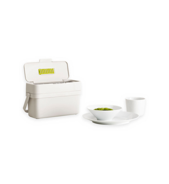 joseph joseph - Bac à compostage 4 Food Waste caddy blanc - Blanc