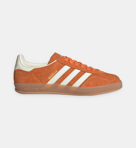 adidas originals - Baskets basses Gazelle Indoor en cuir - Orange