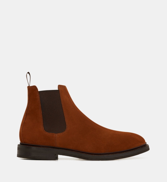 comptoir gl - Bottines Chelsea Châtelet en cuir Goodyear - Marron