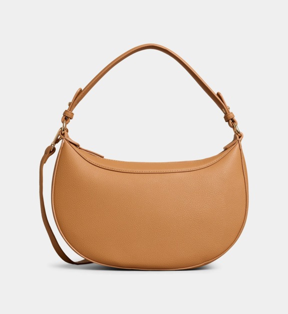 galeries lafayette - Sac besace Miya demi-lune - Beige