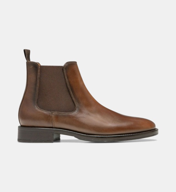 kost paris - Bottines chelsea en cuir - Marron