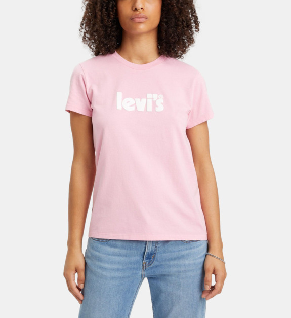 T shirt droit coton signature