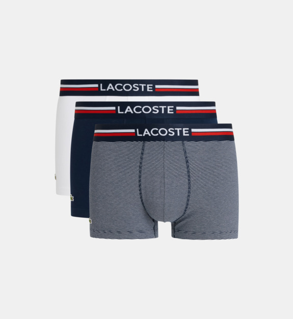 Vêtements Lacoste Pack de 3 boxers Lacoste 5H2382 pour Accessoires - vue 2