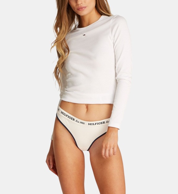 String signature en coton mélangé - vue 2