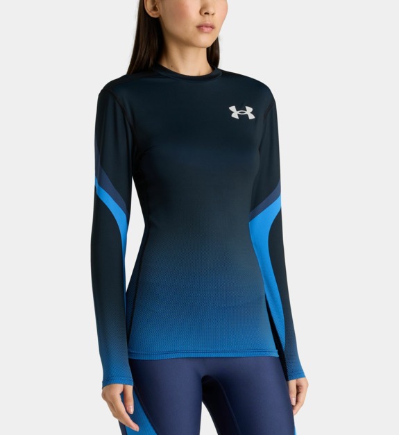 under armour - T-shirt Heatgear Sub Crew dégradé slim - Noir