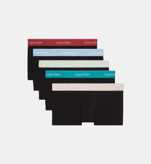 Lot de 5 boxers taille basse en coton