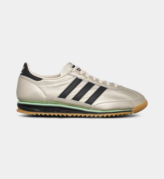 adidas originals - Baskets basses SL 72 OG en cuir - Argenté