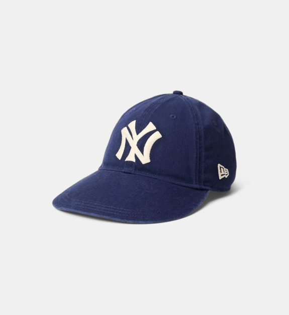 polo ralph lauren - Casquette NY en coton imprimé signature - Bleu