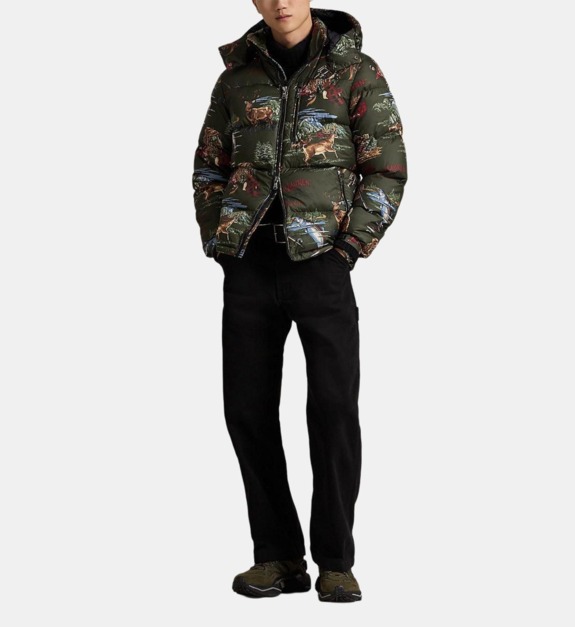 polo ralph lauren - Doudoune droite à motif Doud Gorham - Multicolore