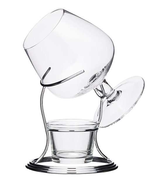 bar craft - Coffret Chauffe-verre à cognac et brandy BarCraft - Transparent