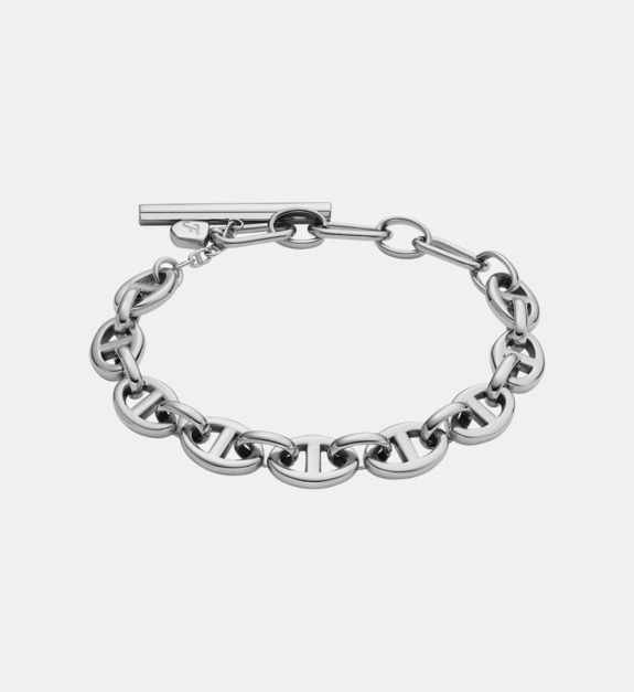 Bracelets Fossil Bracelet homme Heritage D Link cuir Unique - vue 10