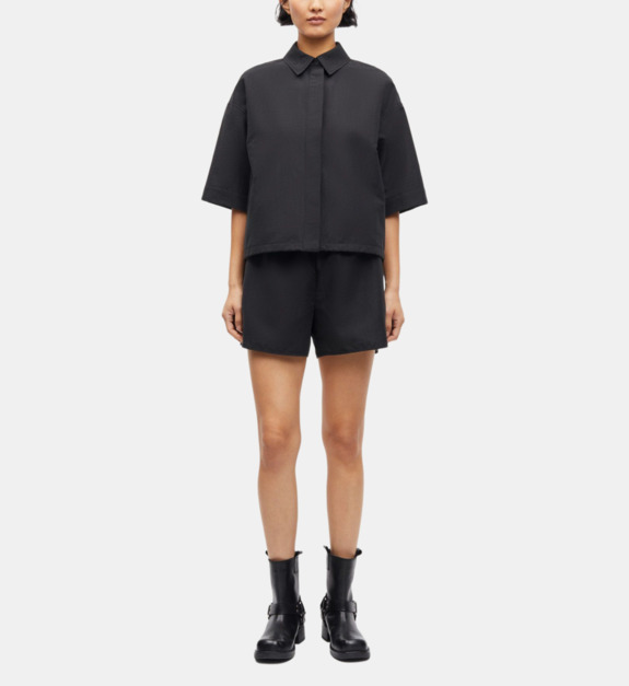 samsoe samsoe - Short Sayuna en coton - Noir