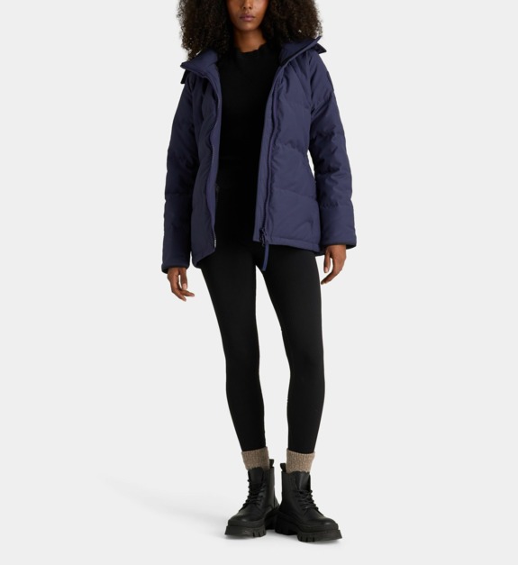 Parka ajustée Chelsea mi longue capuche