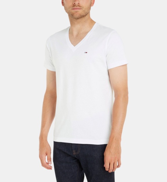 T shirt Tommy Jeans TJM ORIGINAL JERSEY TEE V NECK EU - vue 9