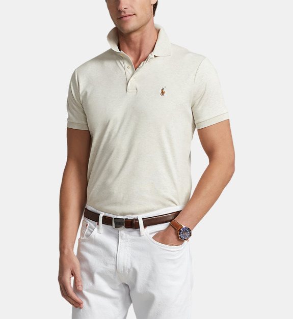Polo slim coton piqué signature