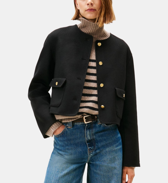 Veste classique droite courte