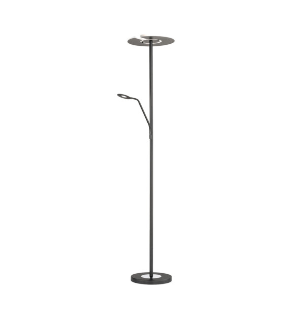 Lampadaire/lisseuse Dent métal noir dépoli H180 cm