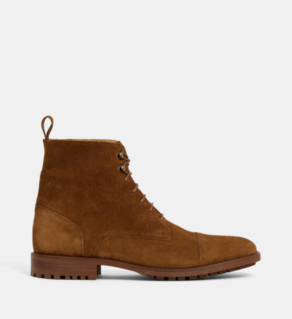 paire & fils - Bottines l'Homme Inconscient daim - Marron