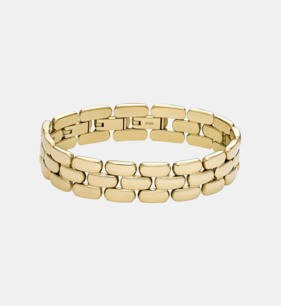 Bracelets Fossil Bracelet homme Heritage D Link cuir Unique - vue 7